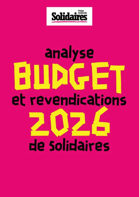 Budget 2026 : analyse et revendications de Solidaires®极速赛车168一分钟体彩网